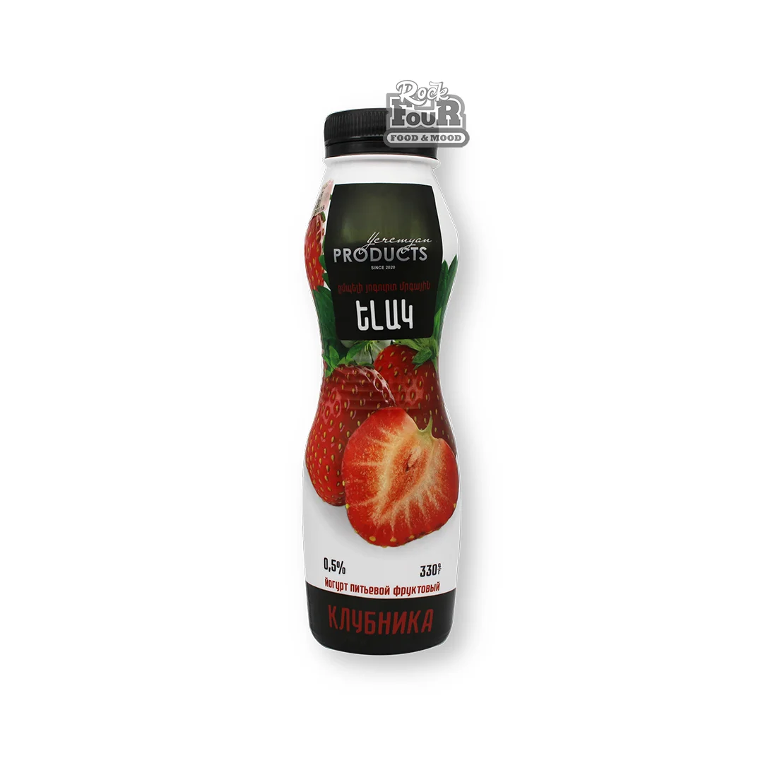 Strawberry drinking yoghurt "Yeremyan Products" 0.5% 330g